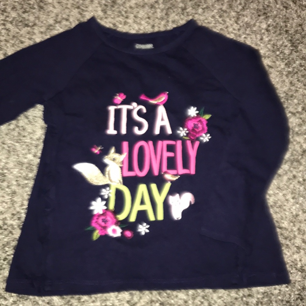 Navy blue long sleeve tee NEVER WORN